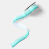 Ruban En Satin Gradient Ombre Turquoise Aqua (Dos)