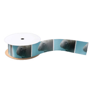 Ruban En Satin Grand lamantin sous-marin