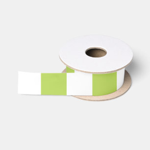 Ruban En Satin Grandes Tailles Vertes, Grandes Tailles Blanches,