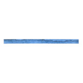 Ruban En Satin Granit bleu motif marbre bleu pierre (Devant)