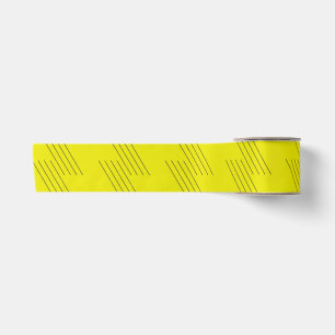 Ruban En Satin Graphique jaune, simple, moderne, audacieux, tenda