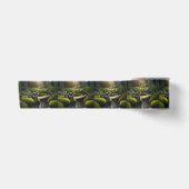 Ruban En Satin Green Frog Forest Life, (Devant)