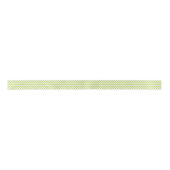 Ruban En Satin Green Zigzag, Green Chevron, Motif géométrique (Devant)
