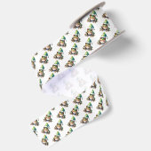 Ruban En Satin Grenouille de Noël Frolic (Dos)