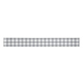 Ruban En Satin Grey clair En vichy (Devant)
