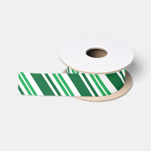 Ruban En Satin Grille de menthe verte