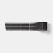 Ruban En Satin Grille noire (Devant)