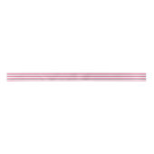 Ruban En Satin Gris rose, rose chaud, blanc et fusain  (Devant)