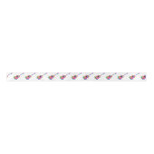 Ruban En Satin Guitar instrumental circle numérique design (Devant)