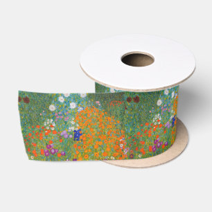 Ruban En Satin Gustav Klimt - Jardin de fleurs