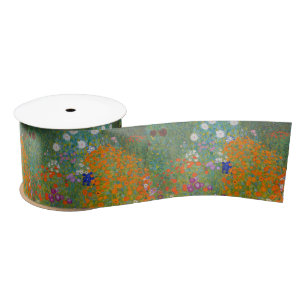 Ruban En Satin Gustav Klimt - Jardin des fleurs