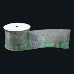Ruban En Satin Gustav Klimt - Rosiers sous les arbres<br><div class="desc">Rosiers sous les arbres / Roses sous les arbres par Gustav Klimt en 1905</div>