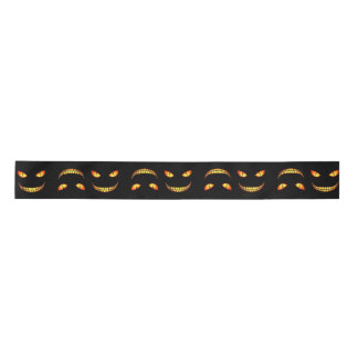 Ruban En Satin Halloween noir effrayant