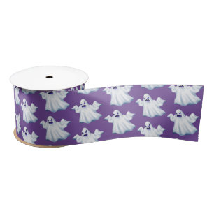 Ruban En Satin Halloween Satin Ribbon Ghost