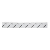 Ruban En Satin Hammers On White Background (Devant)