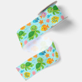 Ruban En Satin Hawaii heureux honu (Dos)