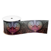 Ruban En Satin Heartbeat, Abstrait surreal Imaginaire Fractal Art (Bobine)