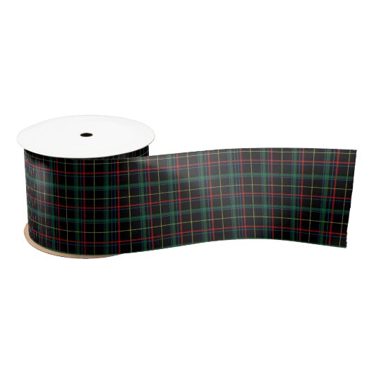 Ruban En Satin Holiday Plaid Satin Ribbon (Bobine)