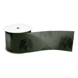 Ruban En Satin Houblon de bière sur Greeen