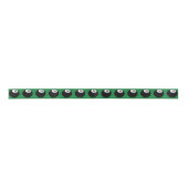 Ruban En Satin Huit Boule En Vert (Devant)