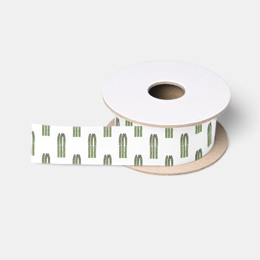Ruban En Satin Illustration d'Asparagus (Bobine)