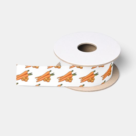 Ruban En Satin Illustration de carotte (Bobine)