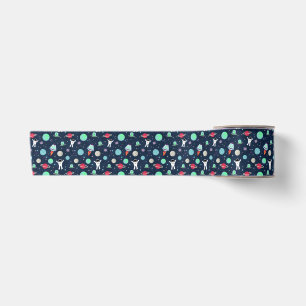 Ruban En Satin illustration de motif spatial