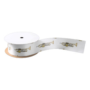 Ruban En Satin Illustration de trompette