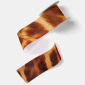Ruban En Satin "Impression de girafe" (Dos)