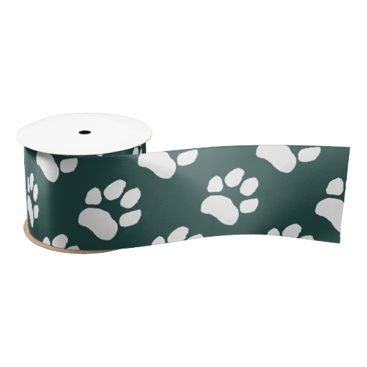 Ruban En Satin Impressionnantes pattes (Bobine)