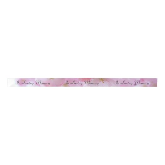 Ruban En Satin In Memory Cherry Blossoms ruban satin (Devant)
