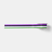 Ruban En Satin Indicateur Falln Genderqueer Pride (Devant)