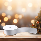 Ruban En Satin Intemporel - ruban satiné gris clair de lune