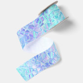 Ruban En Satin iridescence glaciale : (Dos)