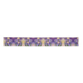Ruban En Satin Iris Fleurs Ribbon Irises (Devant)