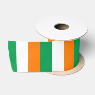 Ruban En Satin Irish Flag & Irlande Voyage, vacances/sports