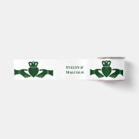 Irlandais Claddagh Ring Simple Graphic Green Maria