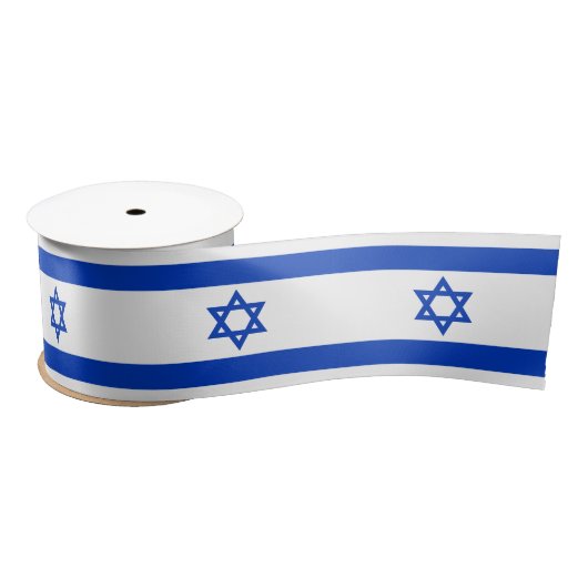 Ruban En Satin Israël drapeau patriotique moderne (Bobine)