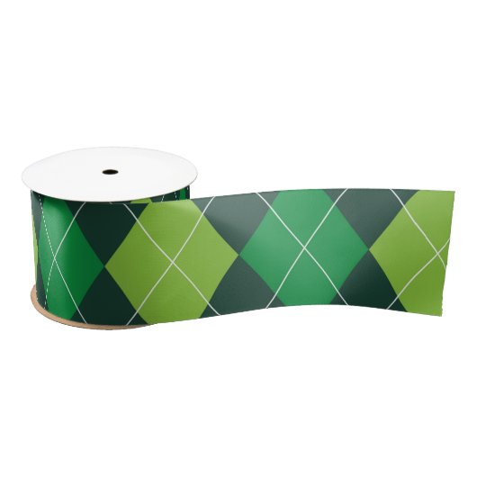 Ruban En Satin Jacquard de la Saint Patrick (Bobine)