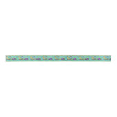 Ruban En Satin J'ai mes canards dans un ruban satiné de rangée (Devant)