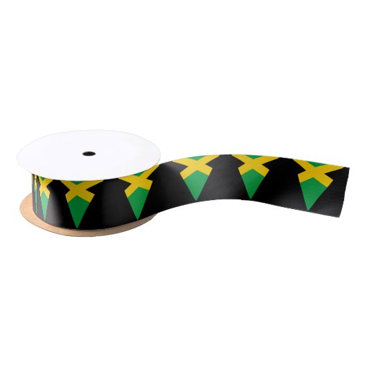 Ruban En Satin Jamaican Triangle Flags Cake (Bobine)