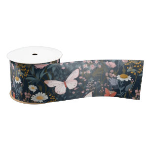 Ruban En Satin Jardin des papillons