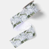 Ruban En Satin Jardin Floral d'Hydrangea Bleue (Dos)