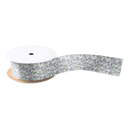 Ruban En Satin Jardin Mariage mignon Hydrangea  (Bobine)