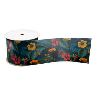Ruban En Satin Jardin toucan 2