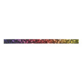 Ruban En Satin Jaune arc-en-ciel rouge violet faux parties scinti (Devant)