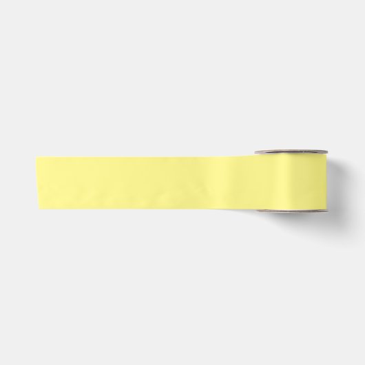 Ruban En Satin jaune citron, couleur solide, (Devant)
