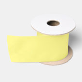 Ruban En Satin jaune citron, couleur solide, (Bobine)