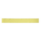 Ruban En Satin Jaune pastel solide (Devant)