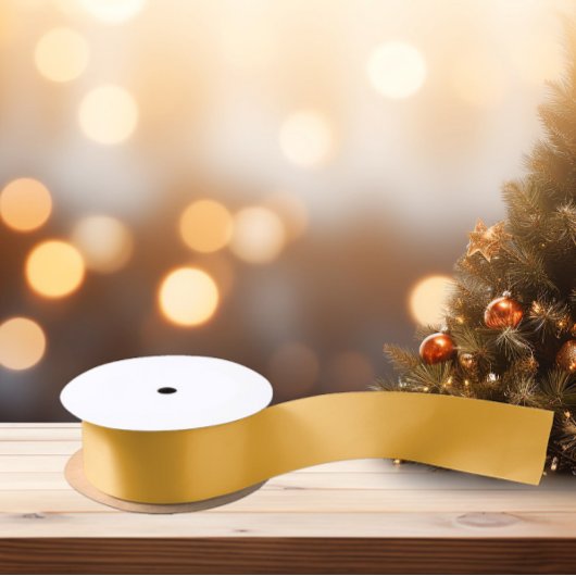 Ruban En Satin Jaune - Ruban Merigold Satin